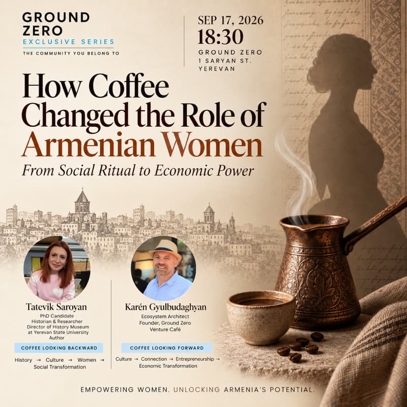 Cover Image for ☕How Coffee Changed the Role of Armenian 🇦🇲Women. From Social Ritual to Economic Power!