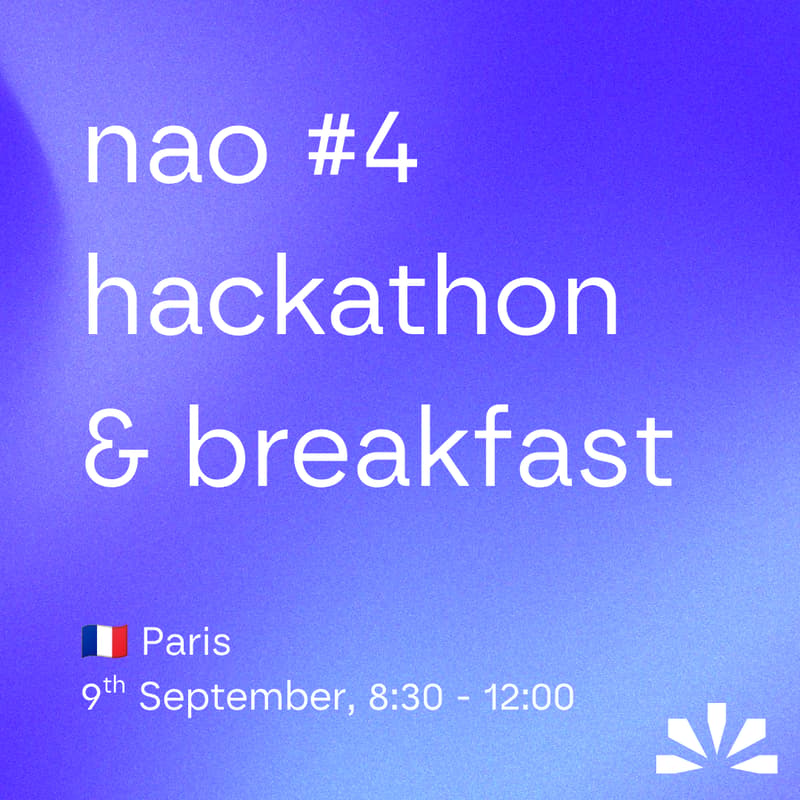 Cover Image for nao hackathon & breakfast Paris #4
