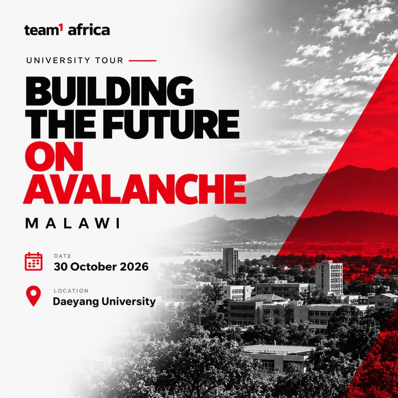 Cover Image for Team1 University Tour | Building the future on Avalanche
