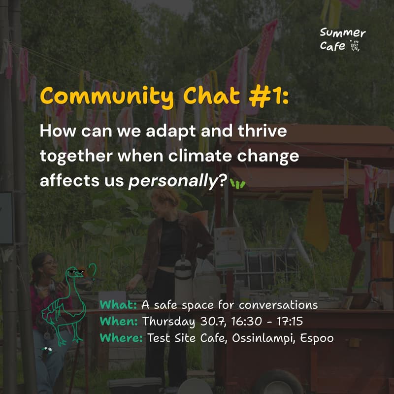 Cover Image for Community Chat #1 w/ Test Site Cafe