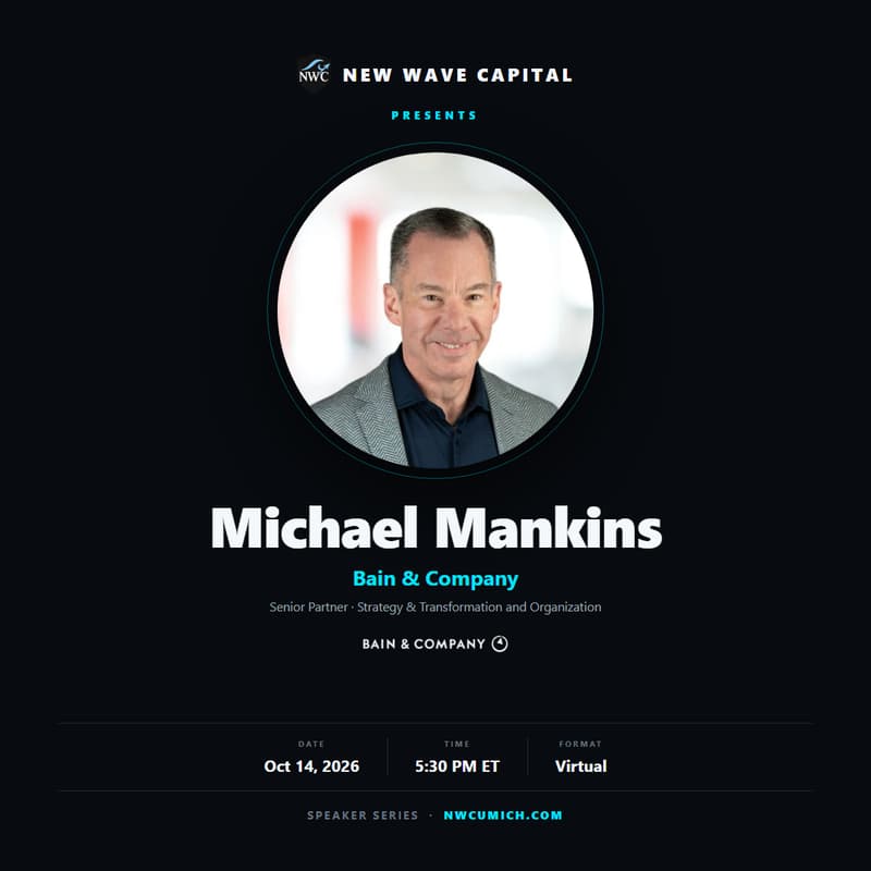 Cover Image for NWC Speaker Series: Michael Mankins, Bain & Company
