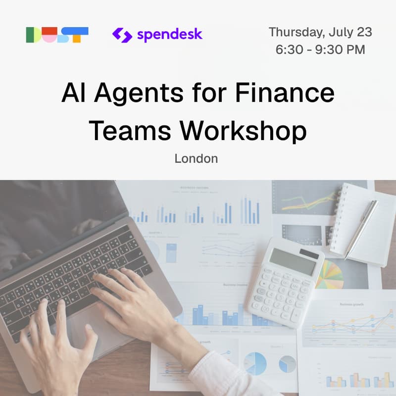 Cover Image for AI Agents for Finance Teams Workshop