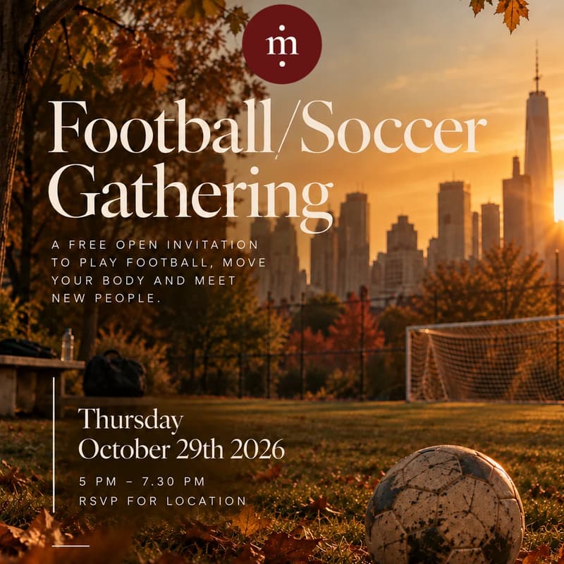 Cover Image for Football / Soccer Gathering Fall Edition