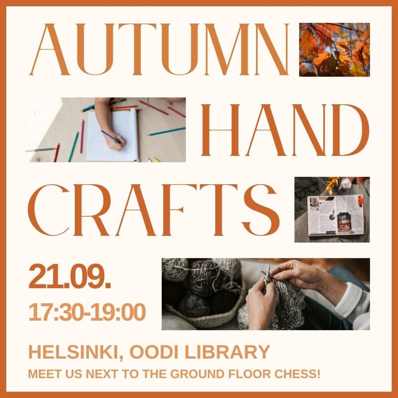 Cover Image for Autumn Handcrafts n°1 - Let's warm up!