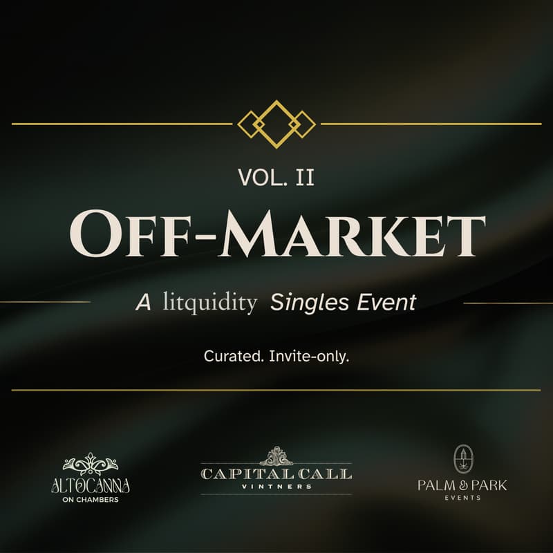 Cover Image for OFF-MARKET: a Litquidity Singles Event Vol. 2