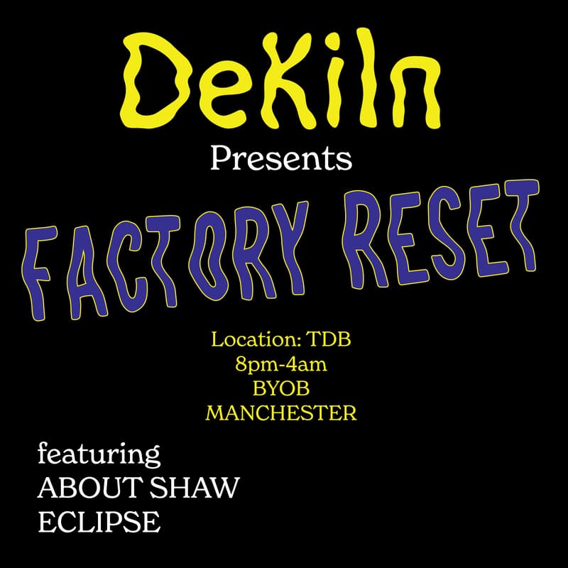 Cover Image for FACTORY RESET: Deep Tech Warehouse Party
