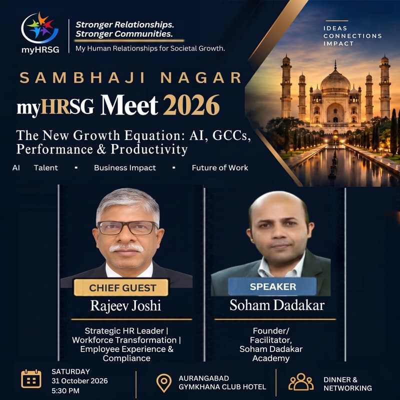 Cover Image for myHRSG HR Meet 2026 - Sambhaji Nagar