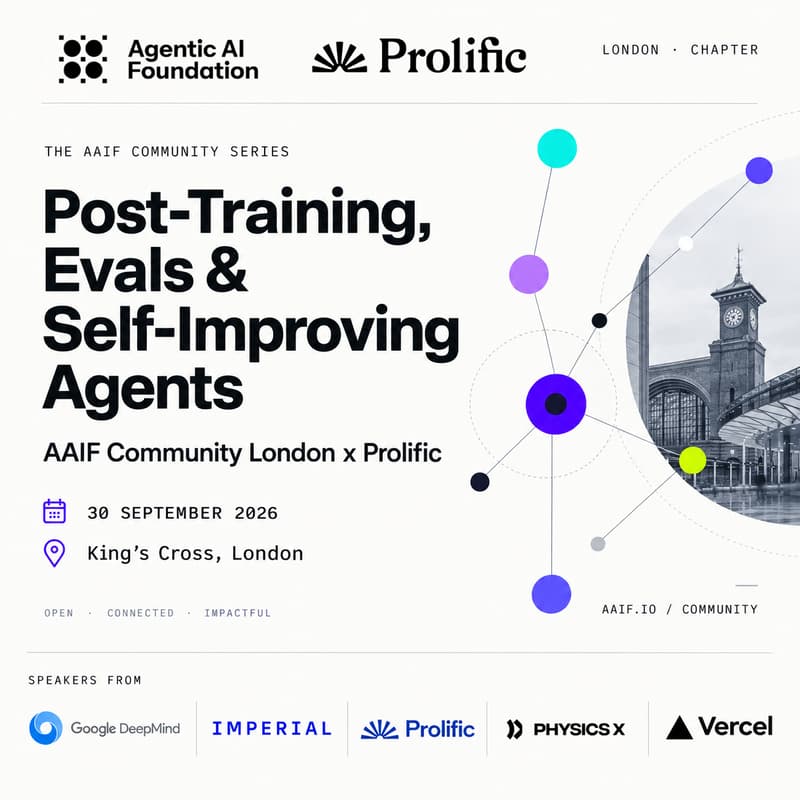 Post-Training, Evals & Self-Improving Agents - AAIF London x Prolific