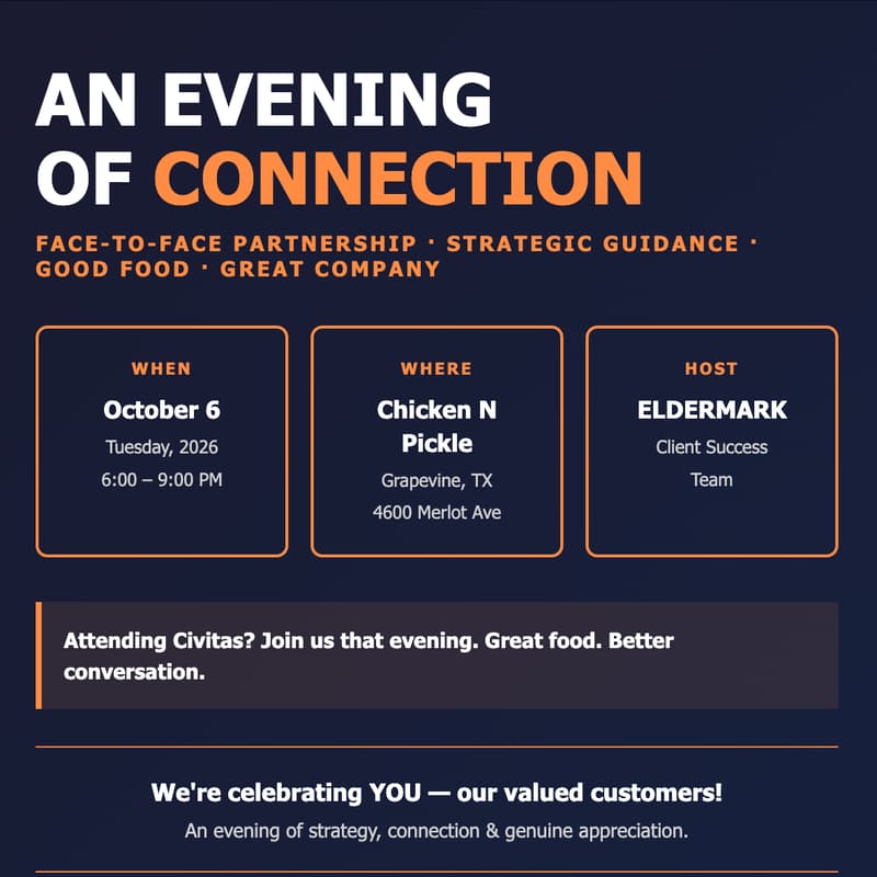 Cover Image for Eldermark Customer Partnership Summit