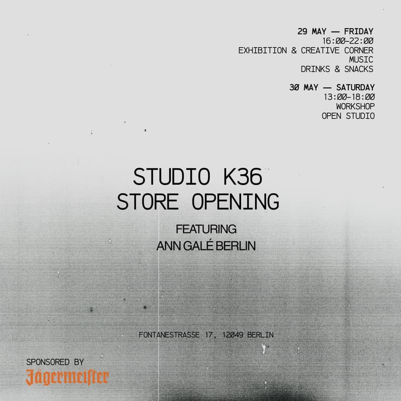 Cover Image for Studio K36 Store Opening Featuring Ann Galé Berlin