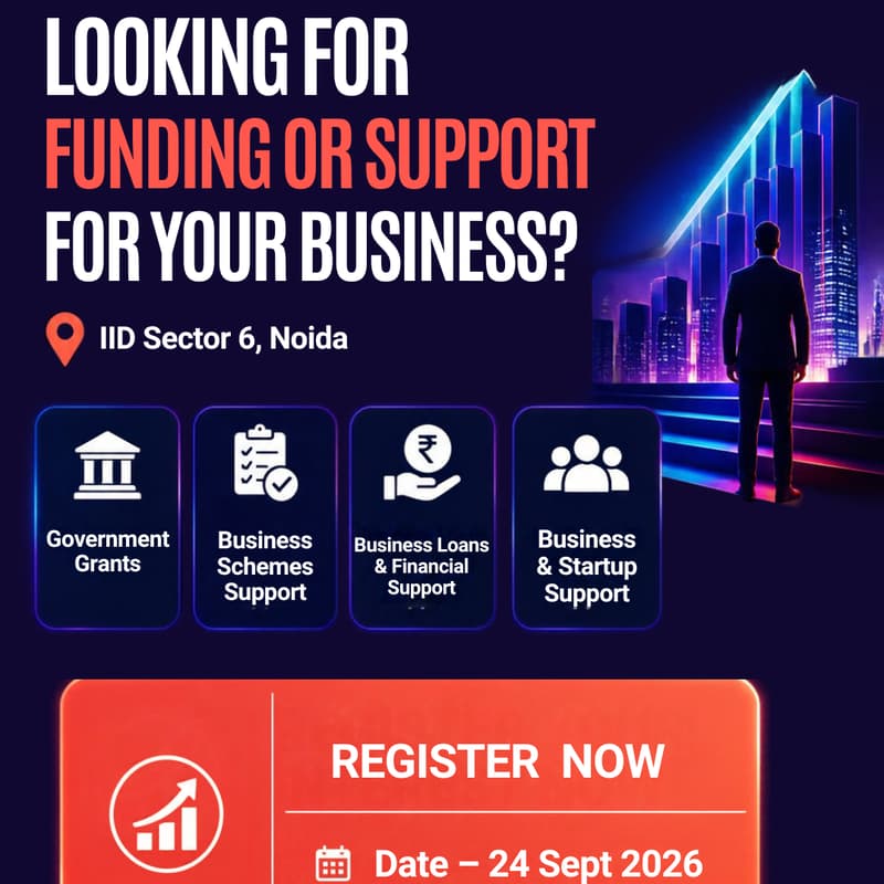 Cover Image for Business Funding & Support Meetup — Noida
