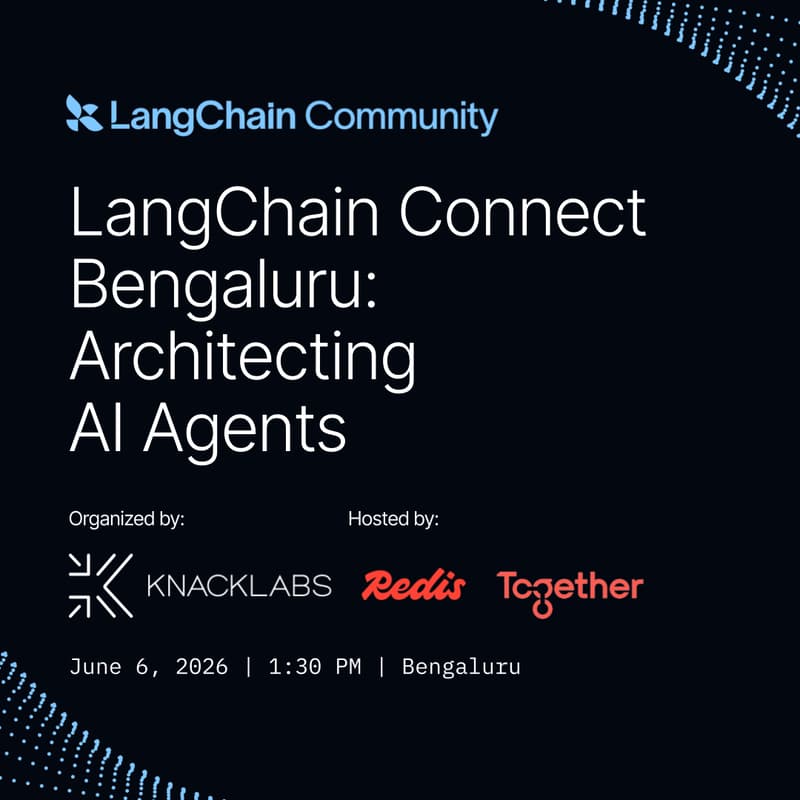 Cover Image for LangChain Connect Bengaluru: Architecting AI Agents