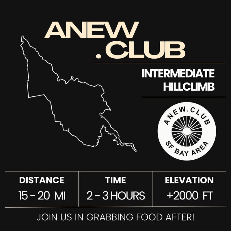 Cover Image for Sunset Hill Climb & Dinner Ride | ~3hr | ANEW.CLUB