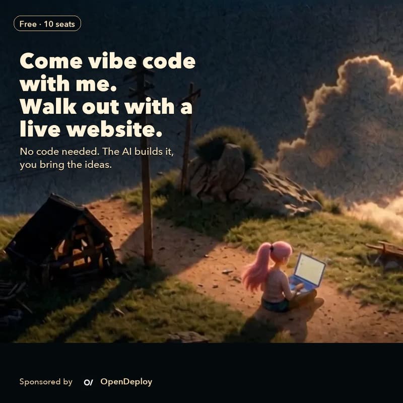 Cover Image for Vibecoding Workshop: From Idea to Hosted Website