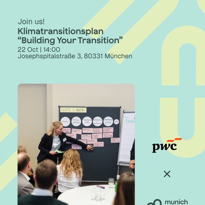 Cover Image for Klimatransitionsplan “Building Your Transition” (PwC)
