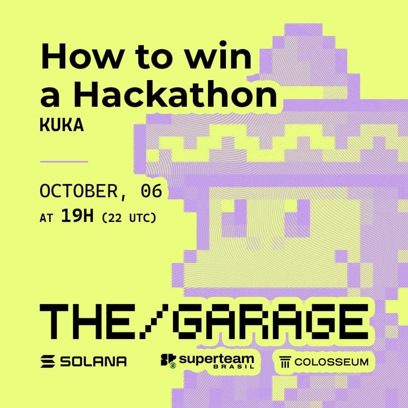 Cover Image for the/Garage invites Kuka (STBR Lead) | How to win a Hackathon