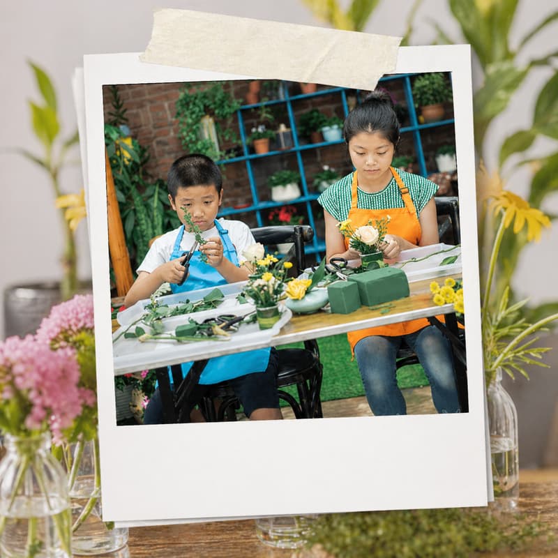 Cover Image for Taller: Flores para Niños