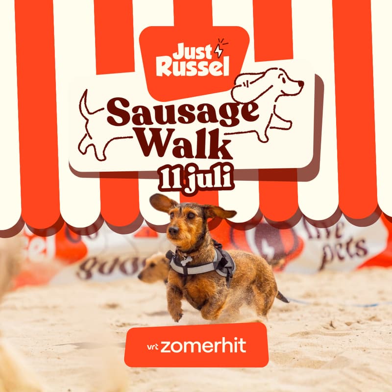 Cover Image for Just Russel Sausage Walk op VRT Zomerhit