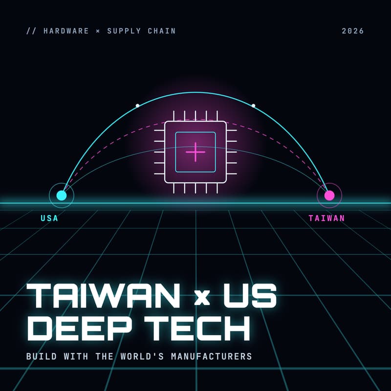 Cover Image for Pitch to Taiwan's Top Manufacturers (+Free trip to Taiwan!)