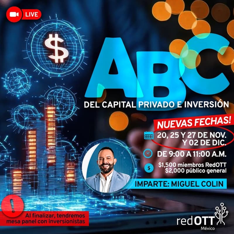 Cover Image for ABC DEL CAPITAL PRIVADO E INVERSIÓN CON MIGUEL COLIN