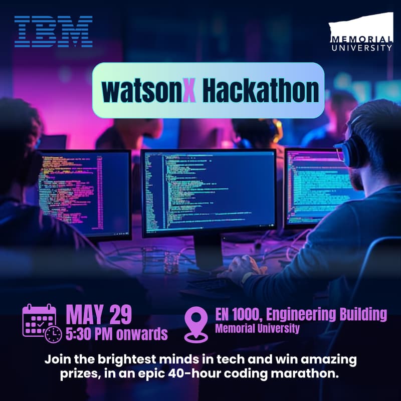 Cover Image for IBM watsonx Hackathon
