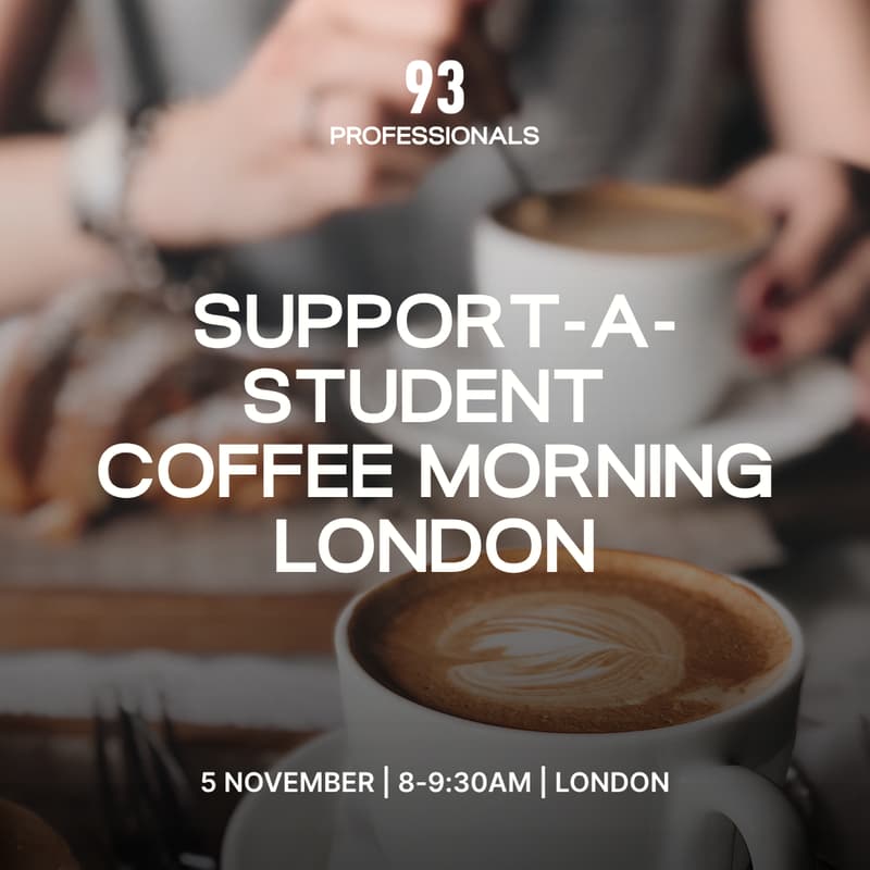 Cover Image for London coffee morning: Support a student (November)