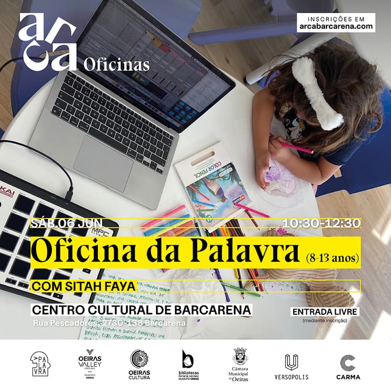 Cover Image for Oficina da Palavra com Sitah Faya (Para crianças dos 8 aos 13 anos)