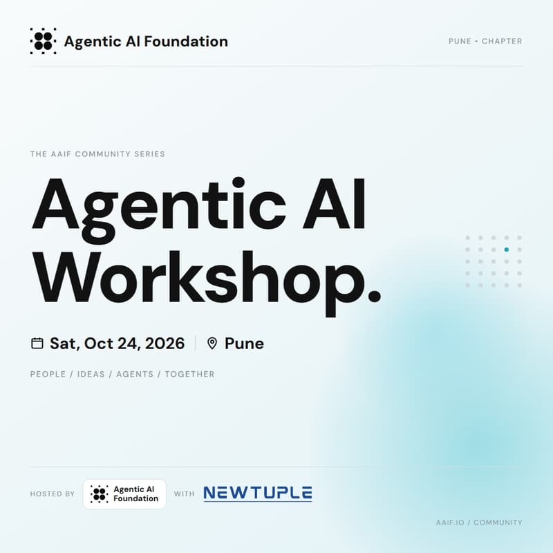 Cover Image for AAIF Agentic AI Workshop - Retail & Industry Edition