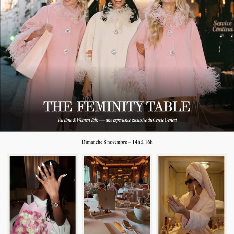 Cover Image for THE FEMINITY TABLE : Tea time & Women Talk