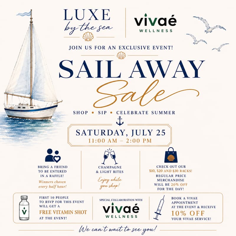 Cover Image for Sail Away Sale + Wellness Giveaways