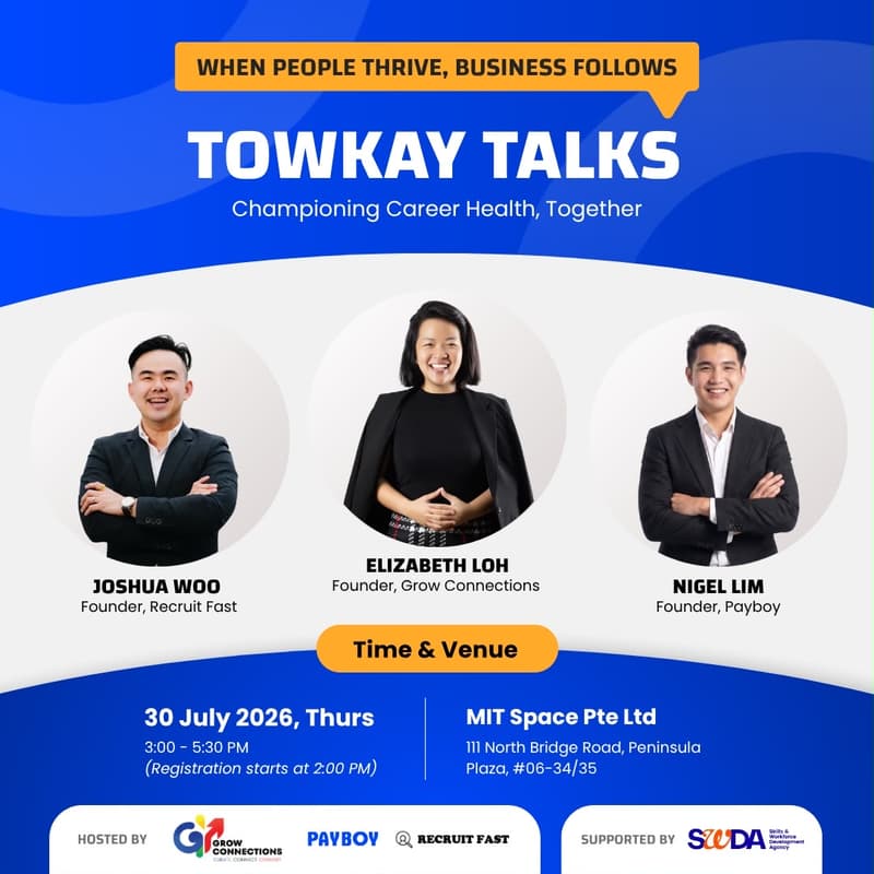 Cover Image for TOWKAY TALKS SERIES 4: WHEN PEOPLE THRIVE, BUSINESS FOLLOWS