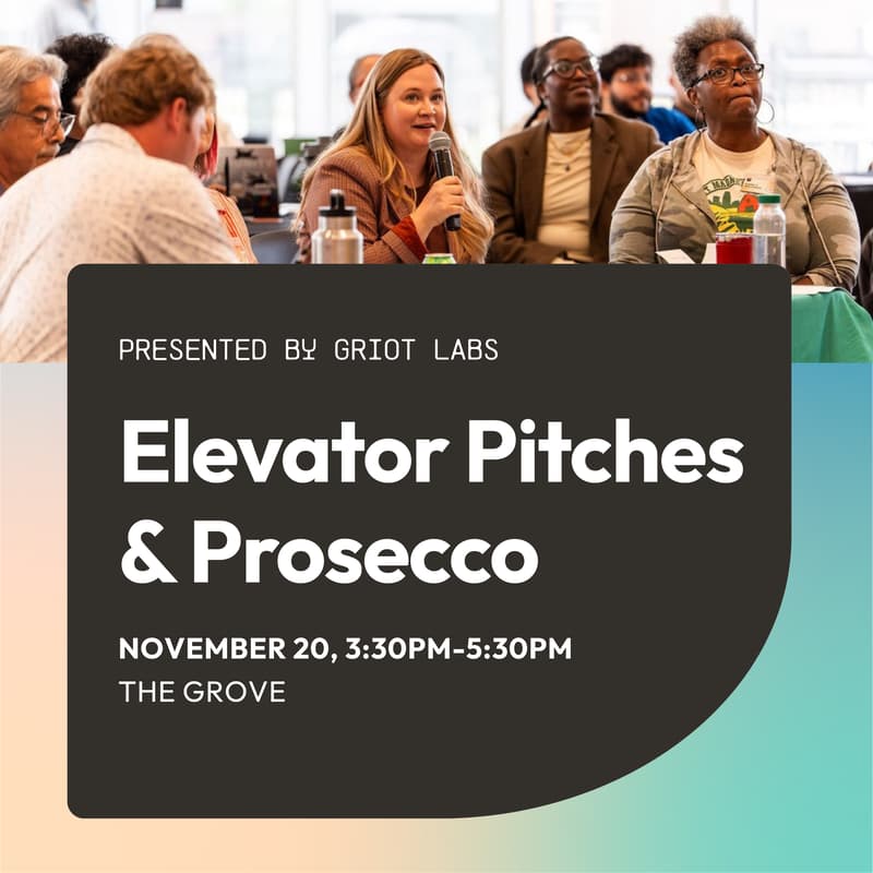 Cover Image for Elevator Pitches and Prosecco