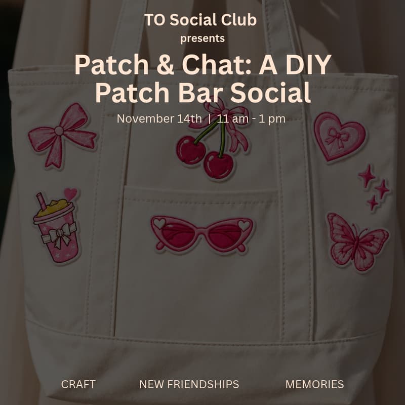 Cover Image for Patch & Chat: A DIY Patch Bar Social