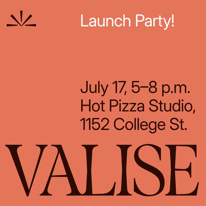Cover Image for Valise Launch Party!