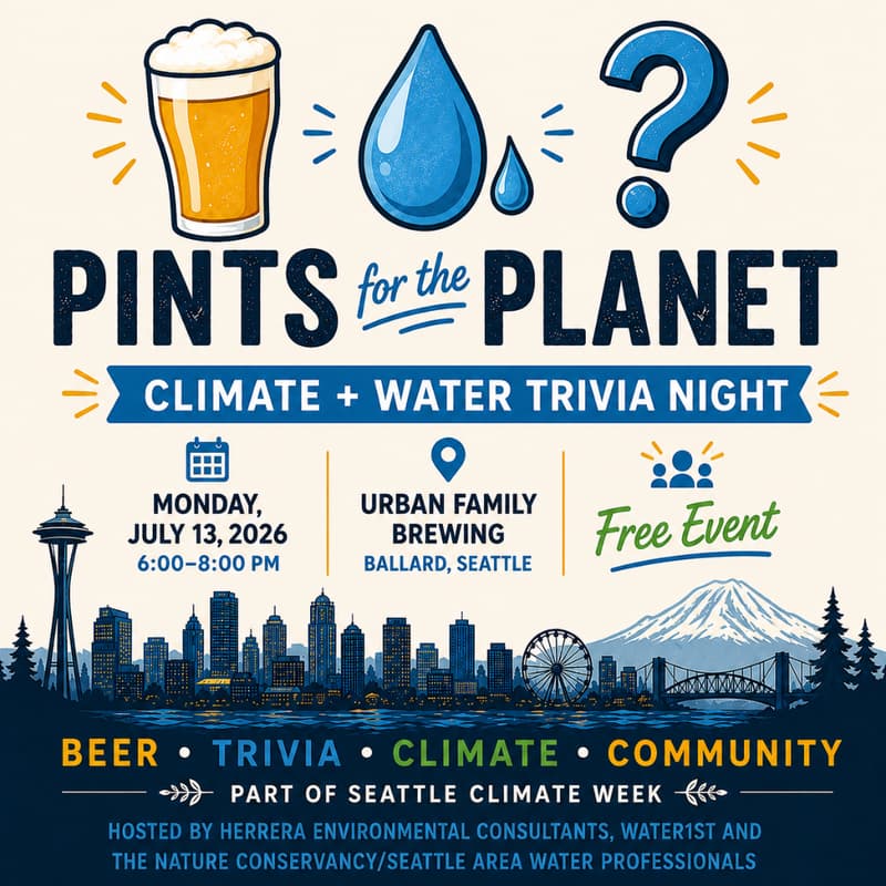 Cover Image for 🍺 Pints for the Planet: Climate and Water Trivia Night