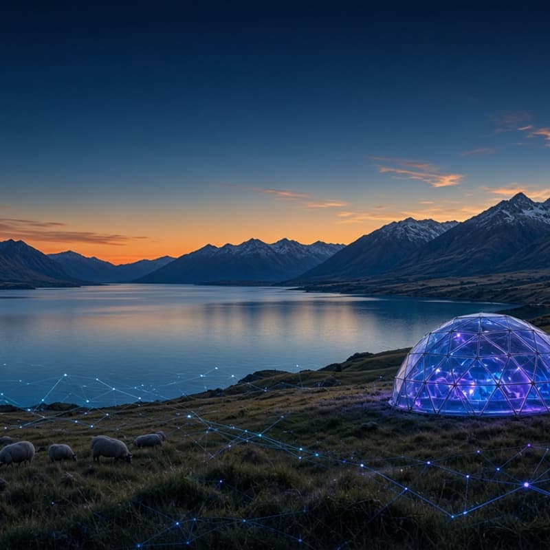 Cover Image for AI on the Lake: Local Tech, Web3, Smart Farming & Superhuman AI - Lake Hāwea