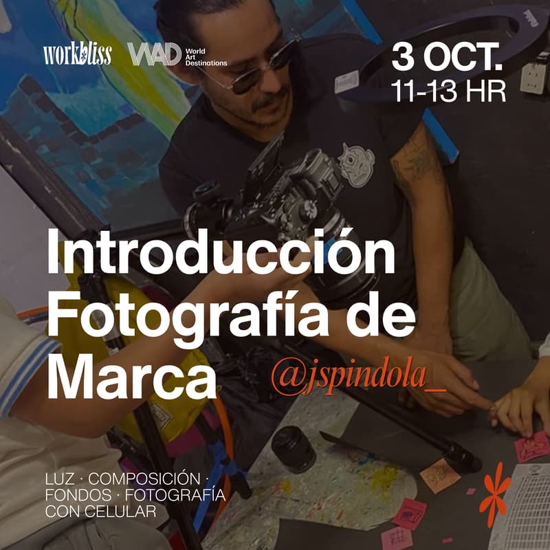 Cover Image for Taller Introducción a la fotografía de marca 📸