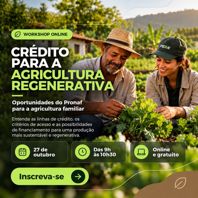 Cover Image for Crédito para a Agricultura Regenerativa: oportunidades do Pronaf para a agricultura familiar