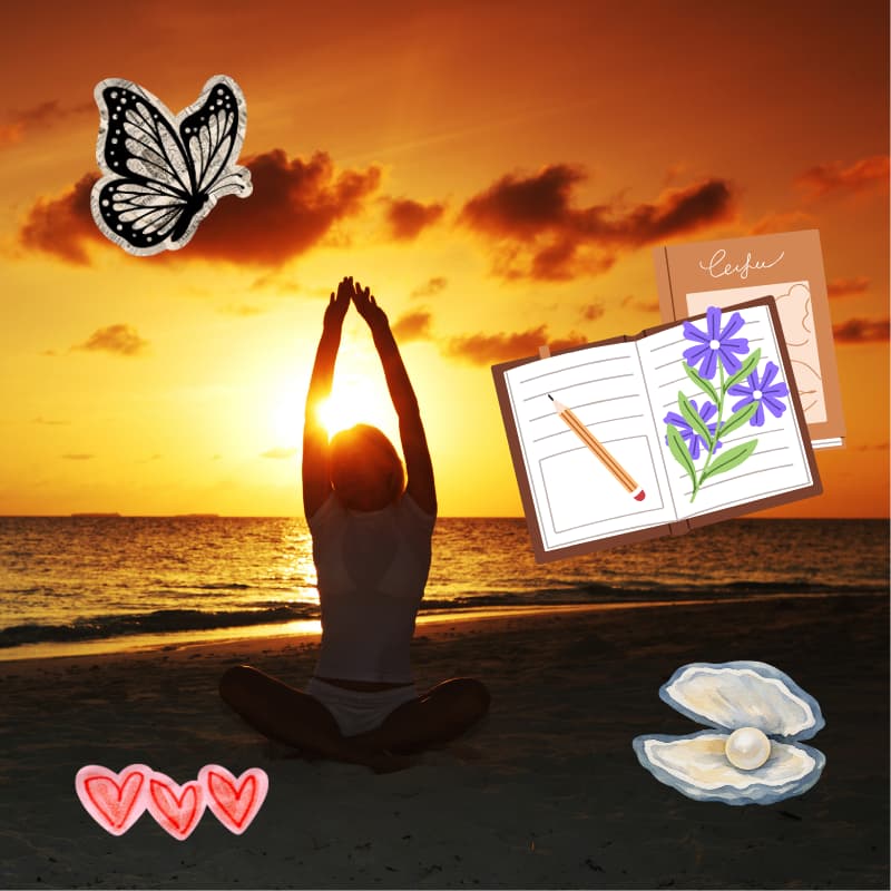 Cover Image for Sunset Yoga & Journaling!