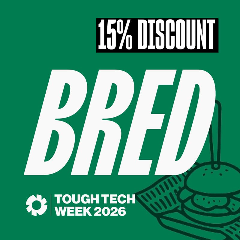 Cover Image for BRED Bar: 15% Off Food for Tough Tech Week Attendees