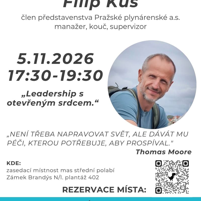 Cover Image for Inspirosetkání s Filipem Kusem aneb „Leadership s otevřeným srdcem“