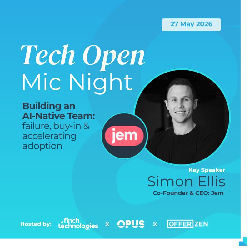 Cover Image for Tech Open Mic Night with Jem