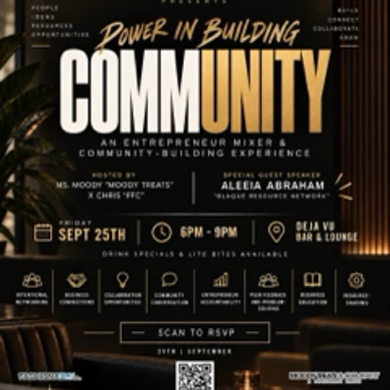 Cover Image for Power In Building Community Networking Mixer 9.25
