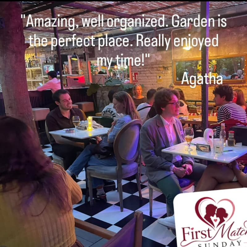 Cover Image for FIRST DATES EXPRESS (25-35; 36-47) in Barcelona at ALICE SECRET GARDEN