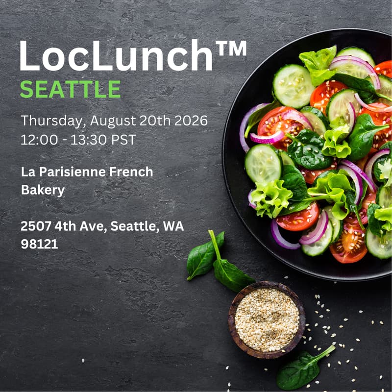 Cover Image for LocLunch™ Seattle - August 20th, 2026