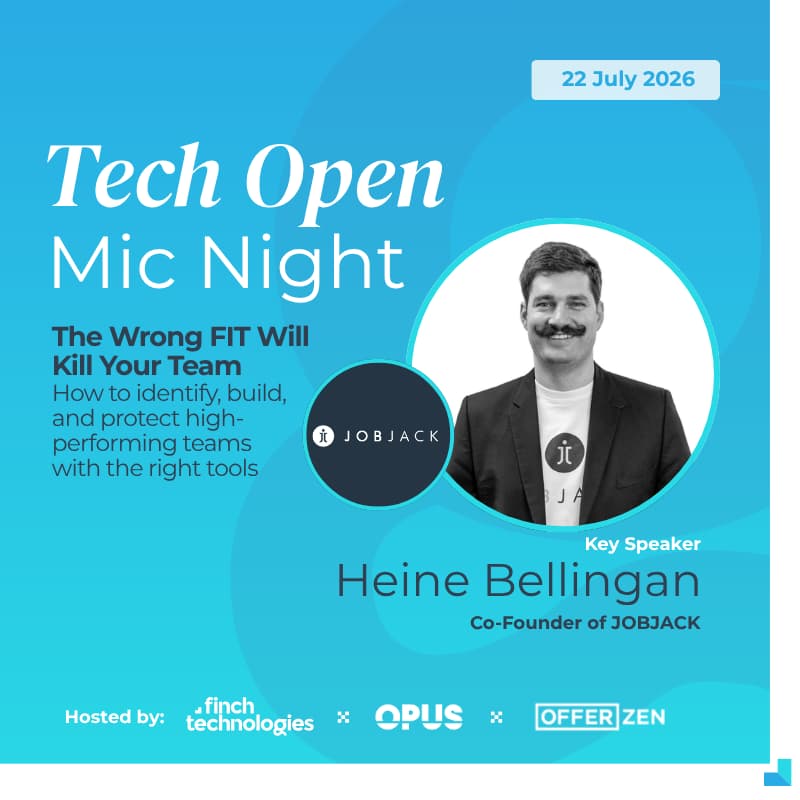 Cover Image for Tech Open Mic Night with JOBJACK