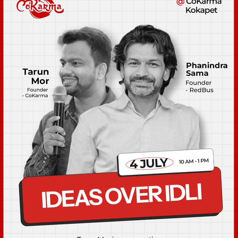 Cover Image for Ideas Over Idli by CoKarma