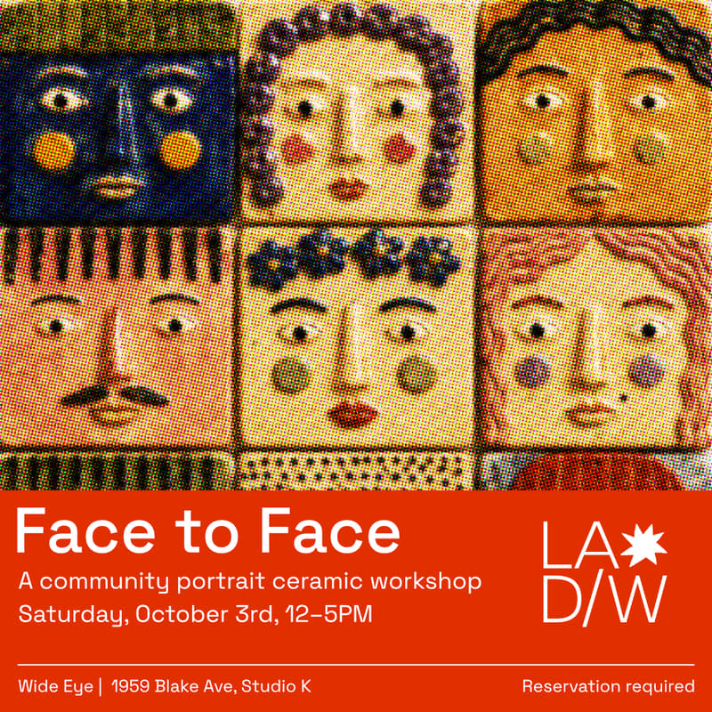 Cover Image for Face to Face: A Community Portrait Ceramic Workshop