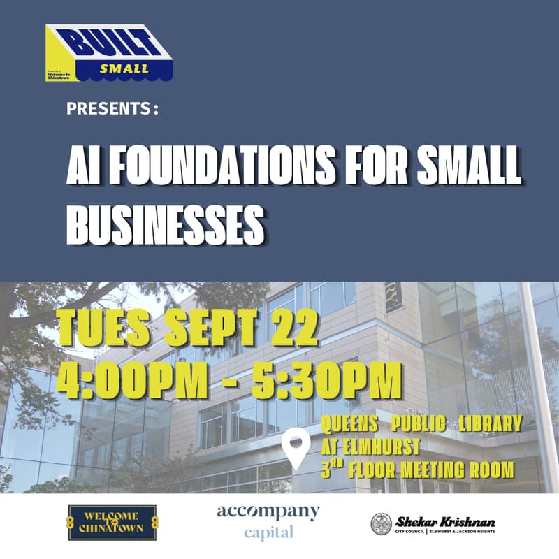 Cover Image for BuiltSmall: AI Foundations for Small Businesses
