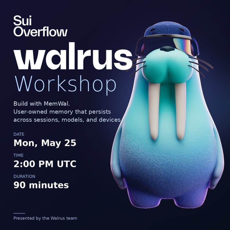 Cover Image for Walrus Workshop: Sui Overflow